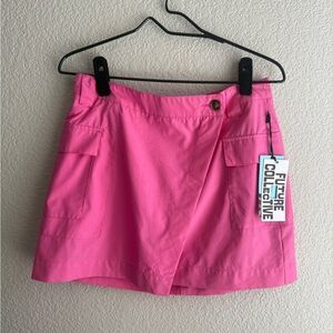 Future Collective Pink Cargo Skirt